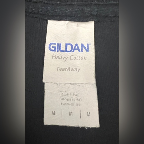 Post Malone Stoney 2017 Tour Black TShirt Size Medium Gildan Graphic Tee Neon - Picture 3 of 6